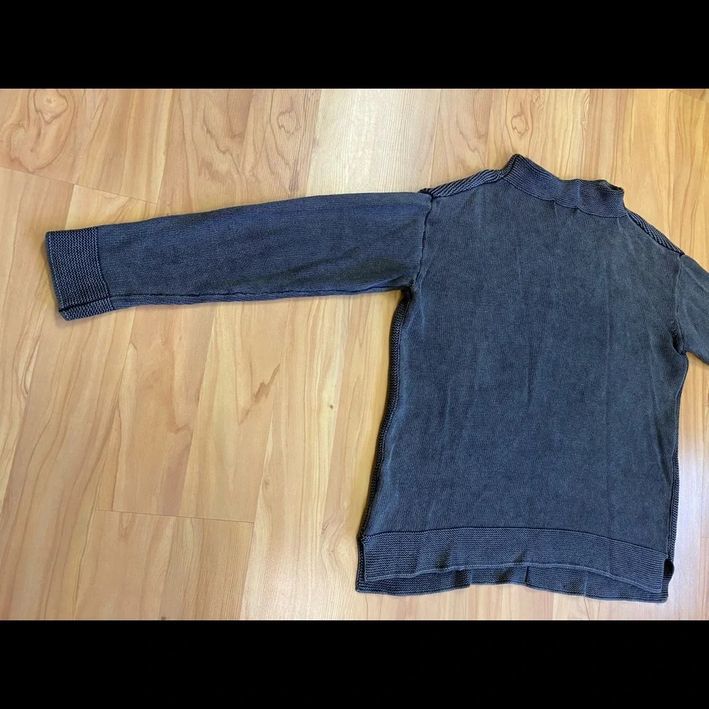 Women’s Carbon 2 Cobalt Grey Knit Pullover Sweater M - Picture 13 of 14